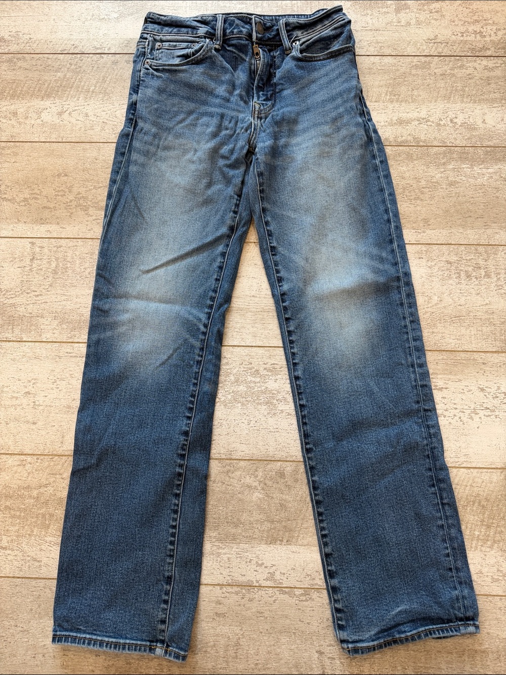 Men’s American Eagle Outfitters Original Bootcut Faded Blue Jeans 29 x 32